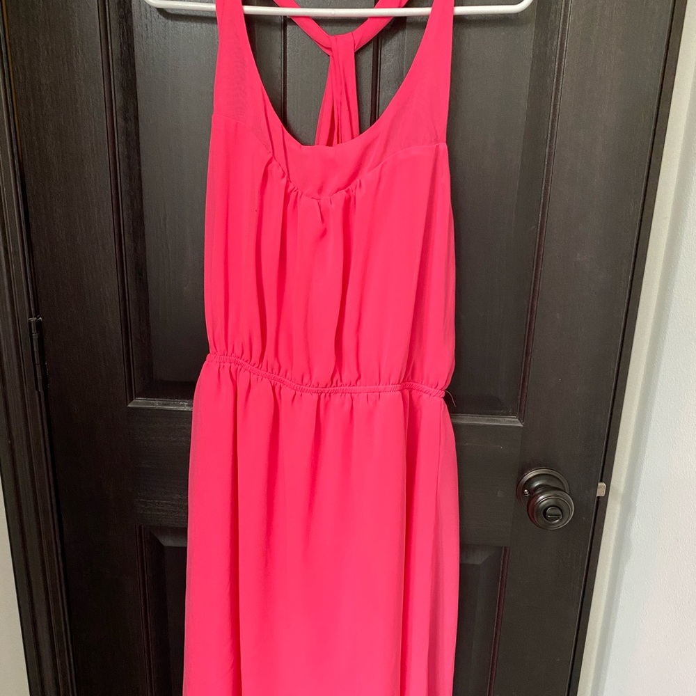 Eyeshadow pink summer dress